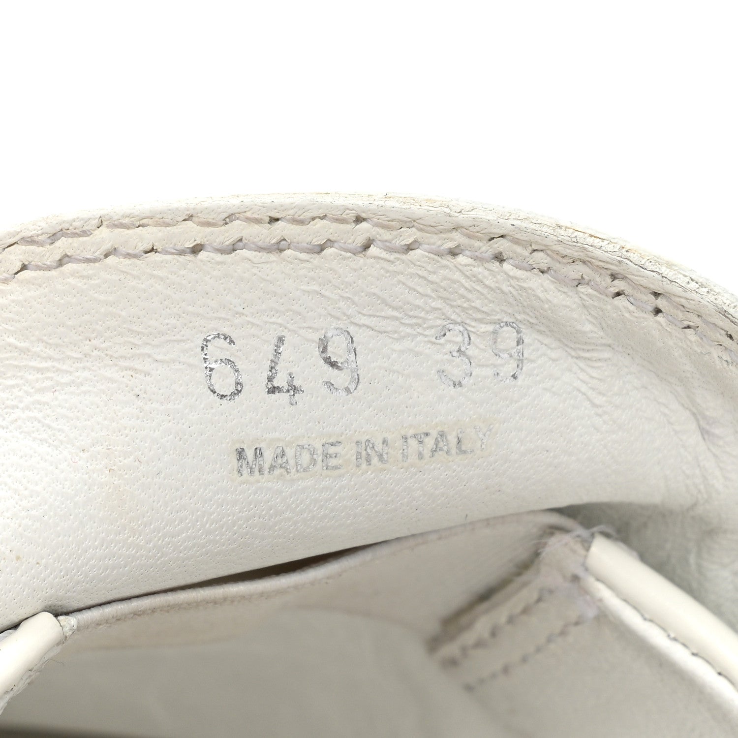 Prada Spazzolato Metal Triangle Logo Monolith Pointy 55mm Loafers 39 White 10 of 14