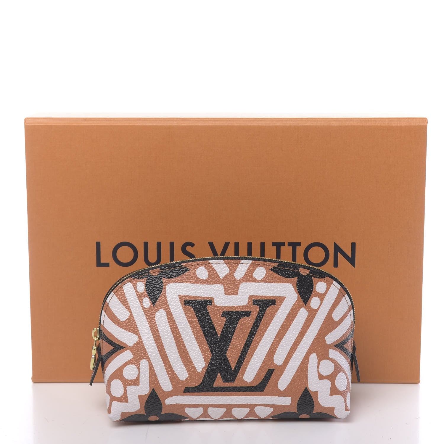 Louis Vuitton Monogram Giant Crafty Cosmetic Pouch Crème Caramel 7 of 7