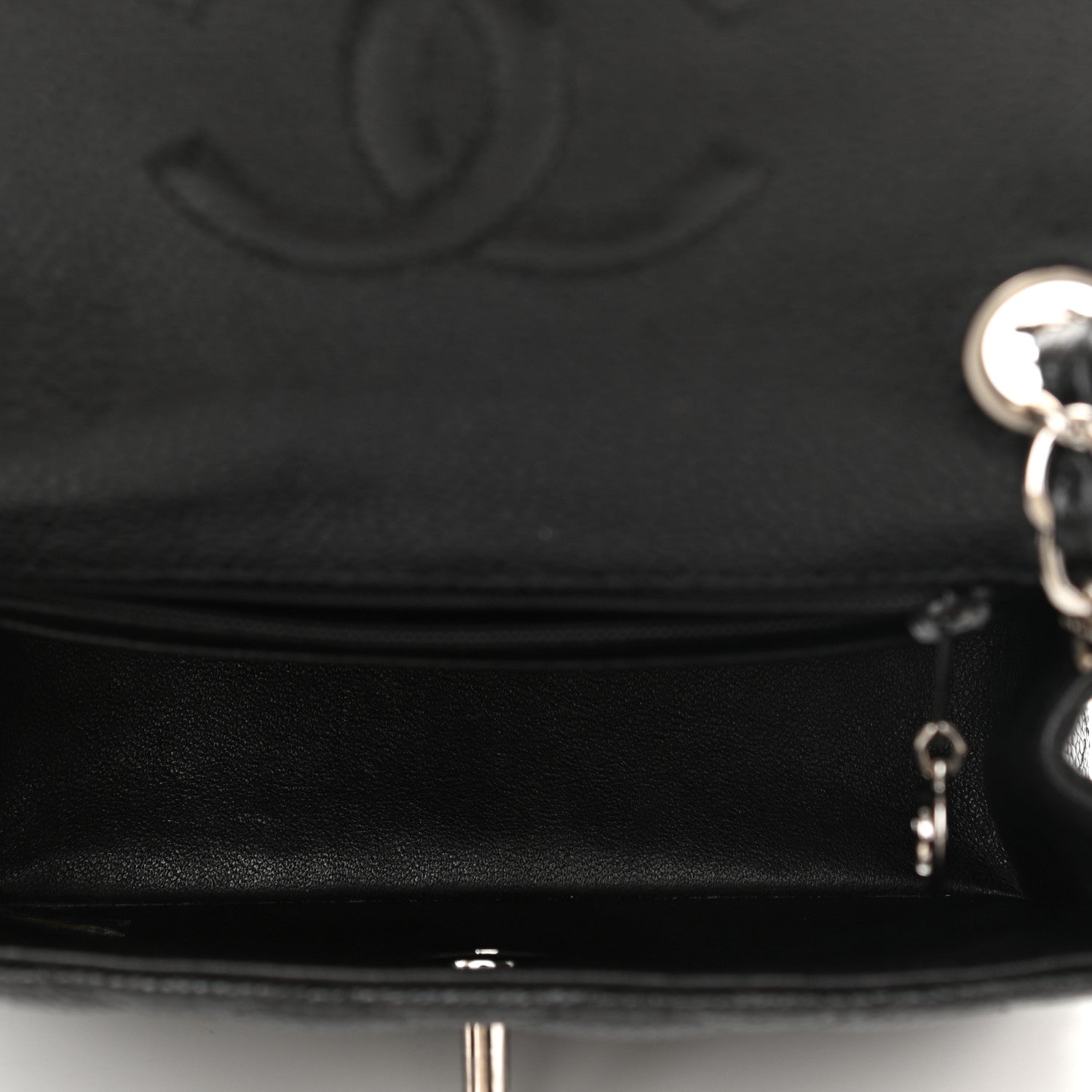 Chanel Caviar Quilted Mini Square Flap Black 4 of 9