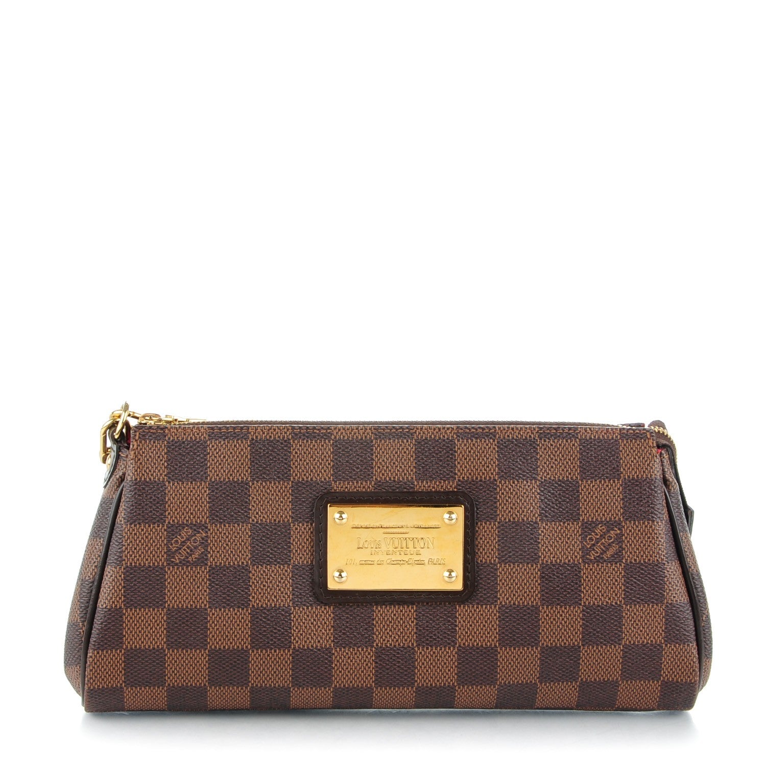 Louis Vuitton Damier Ebene Eva Clutch 1 of 8