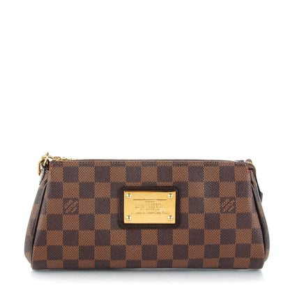 Louis Vuitton Damier Ebene Eva Clutch 1 of 8