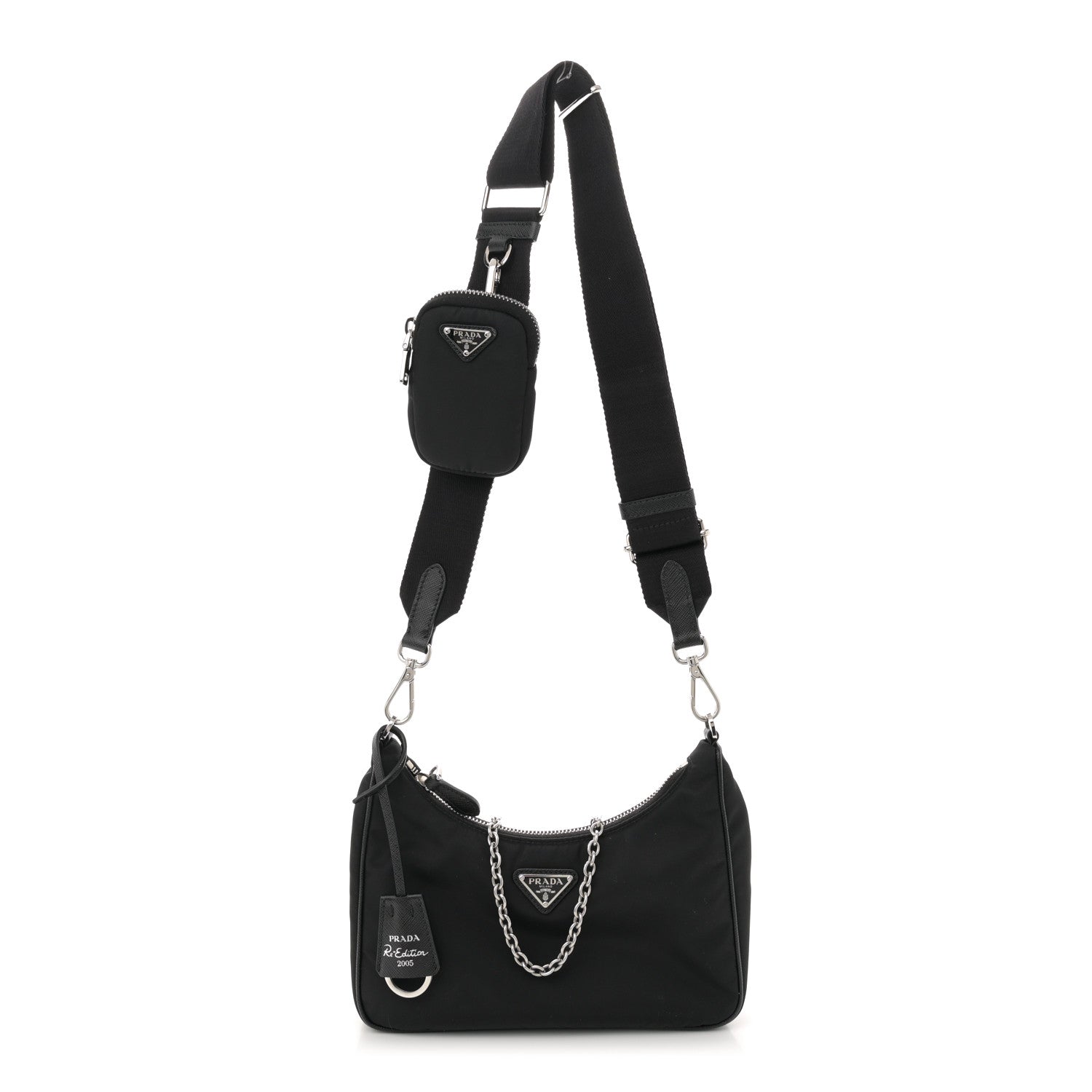 Prada Nylon Re-Edition 2005 Shoulder Bag Black 1 of 11