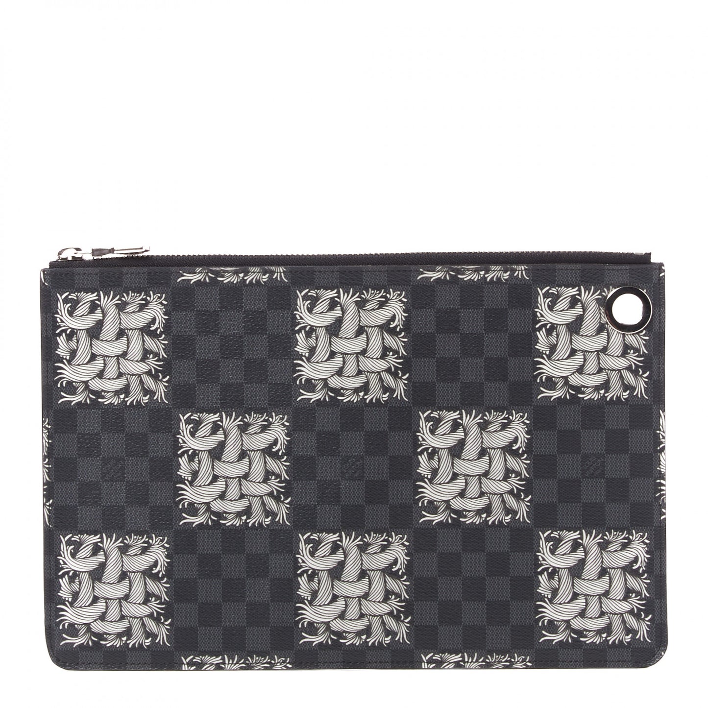 Damier Graphite Rope Pochette Jour PM White