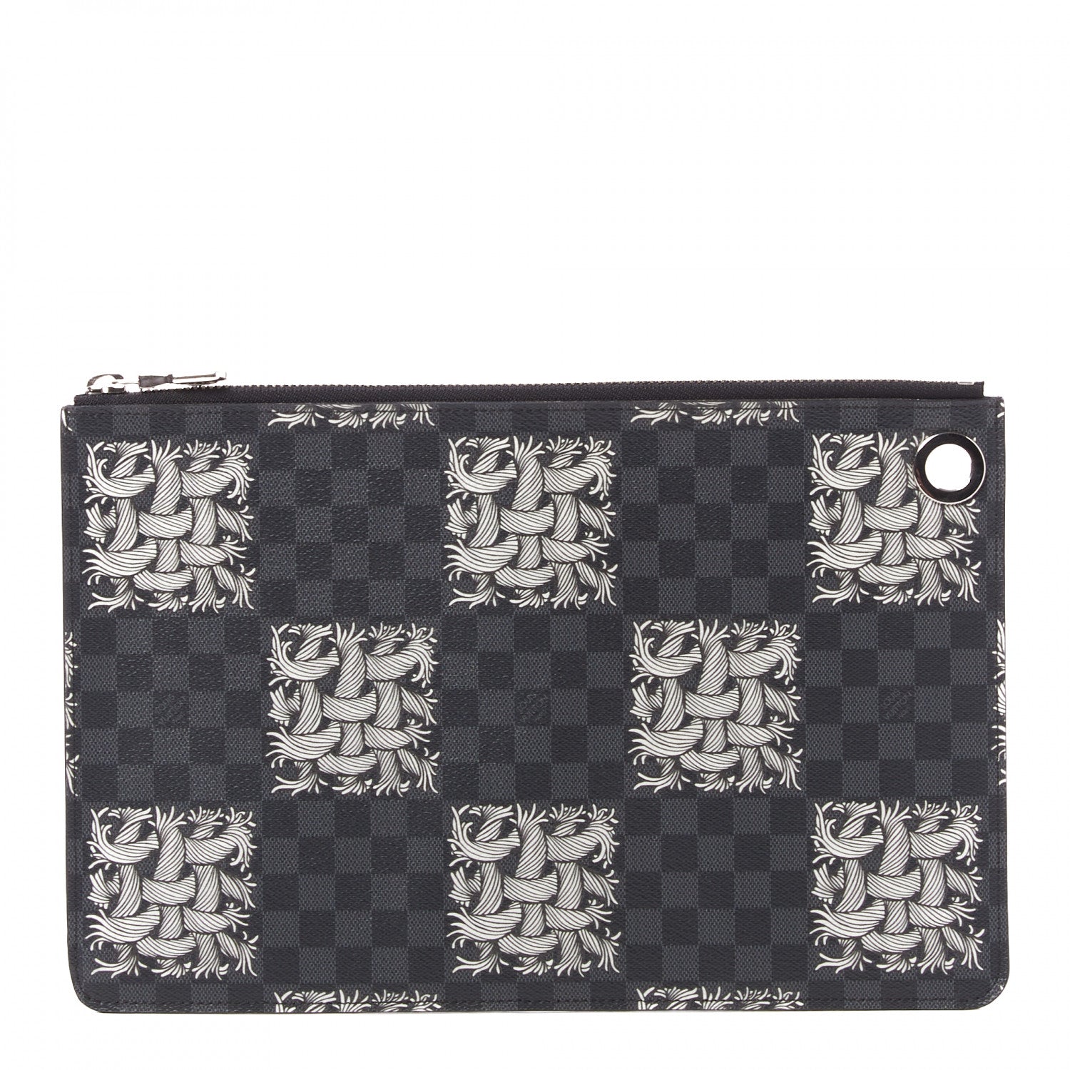 Louis Vuitton Damier Graphite Rope Pochette Jour PM White 1 of 7