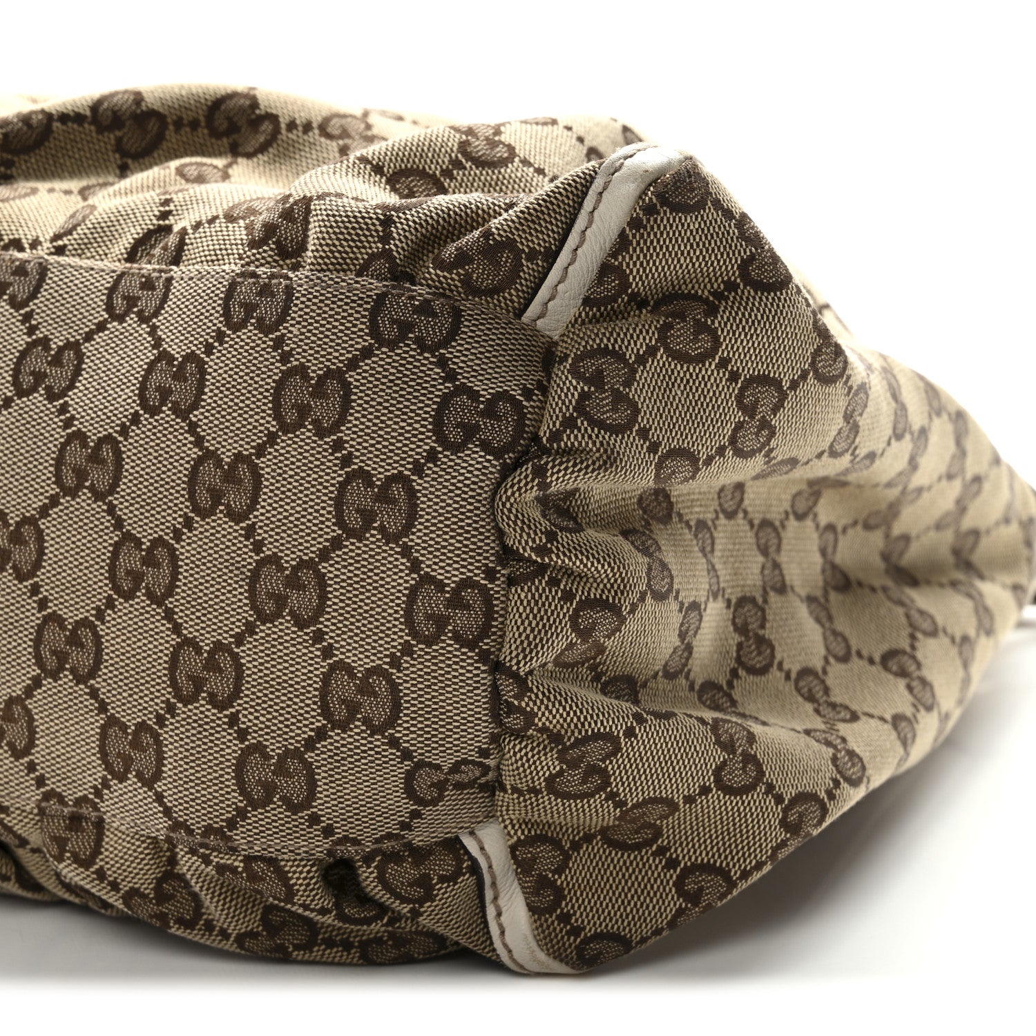 Gucci Monogram Large D Gold Hobo Off White 10 of 13