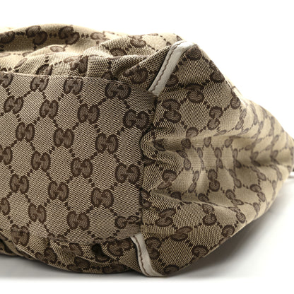 Gucci Monogram Large D Gold Hobo Off White 10 of 13