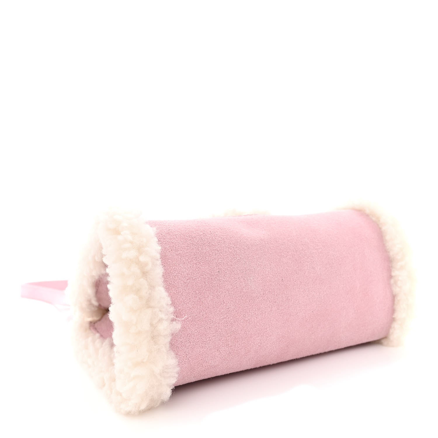 Telfar X UGG Suede Shearling Small Shopping Bag Pink 4 of 10