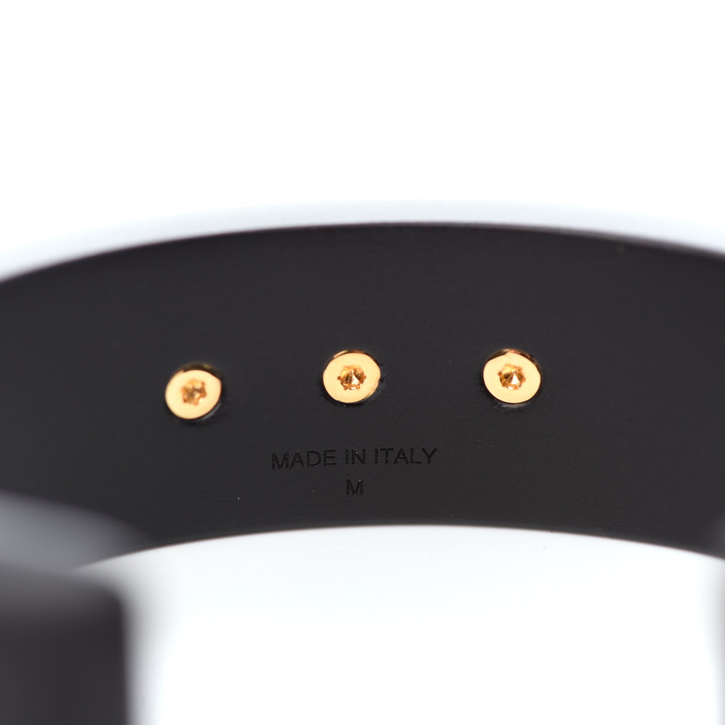 Pearwood Medor Fine Cuff Bracelet M Black