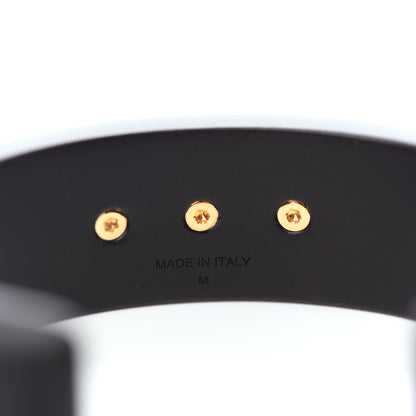 Hermes Pearwood Medor Fine Cuff Bracelet M Black 5 of 6