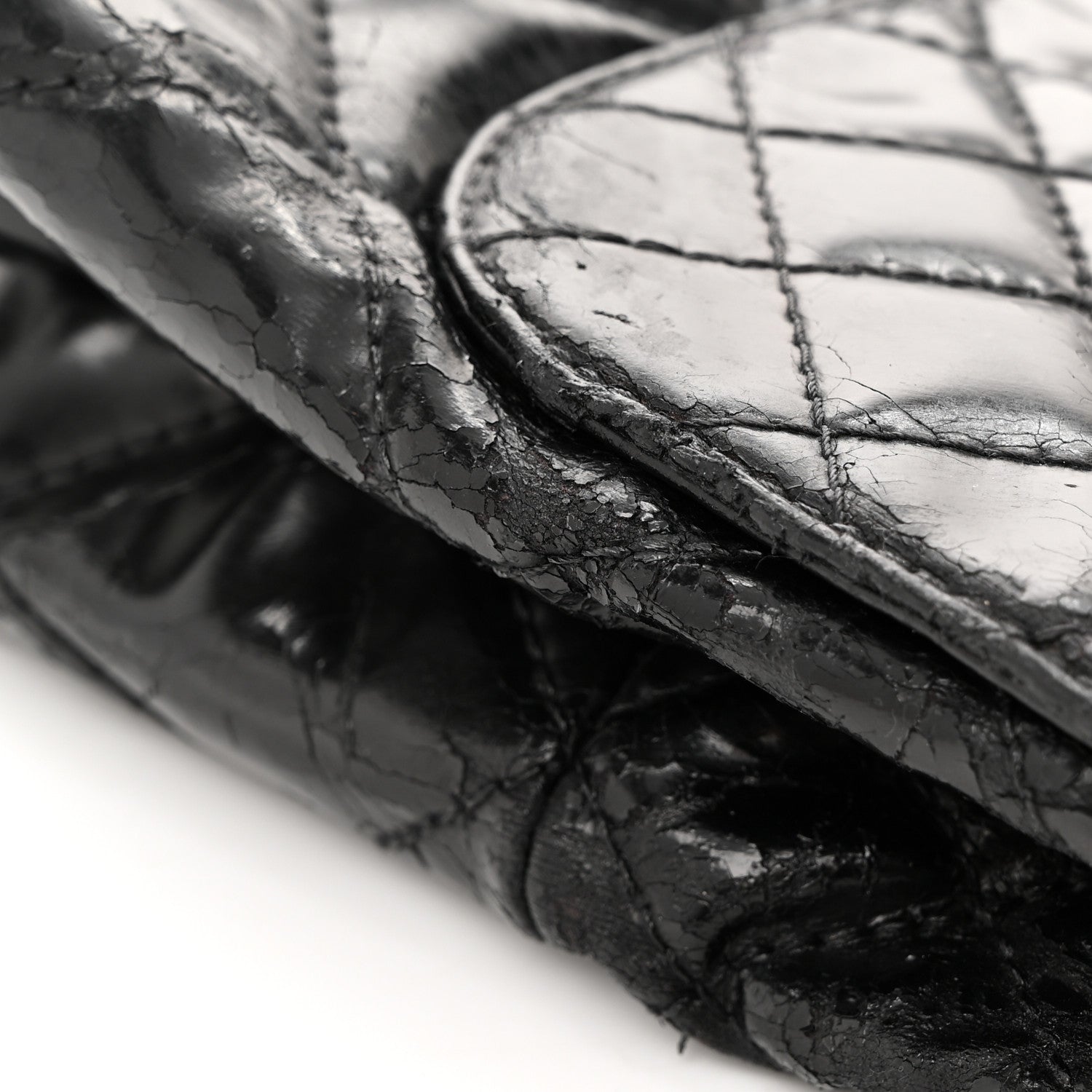 Chanel Vinyl Quilted In the Business Flap Bag Black 12 of 13