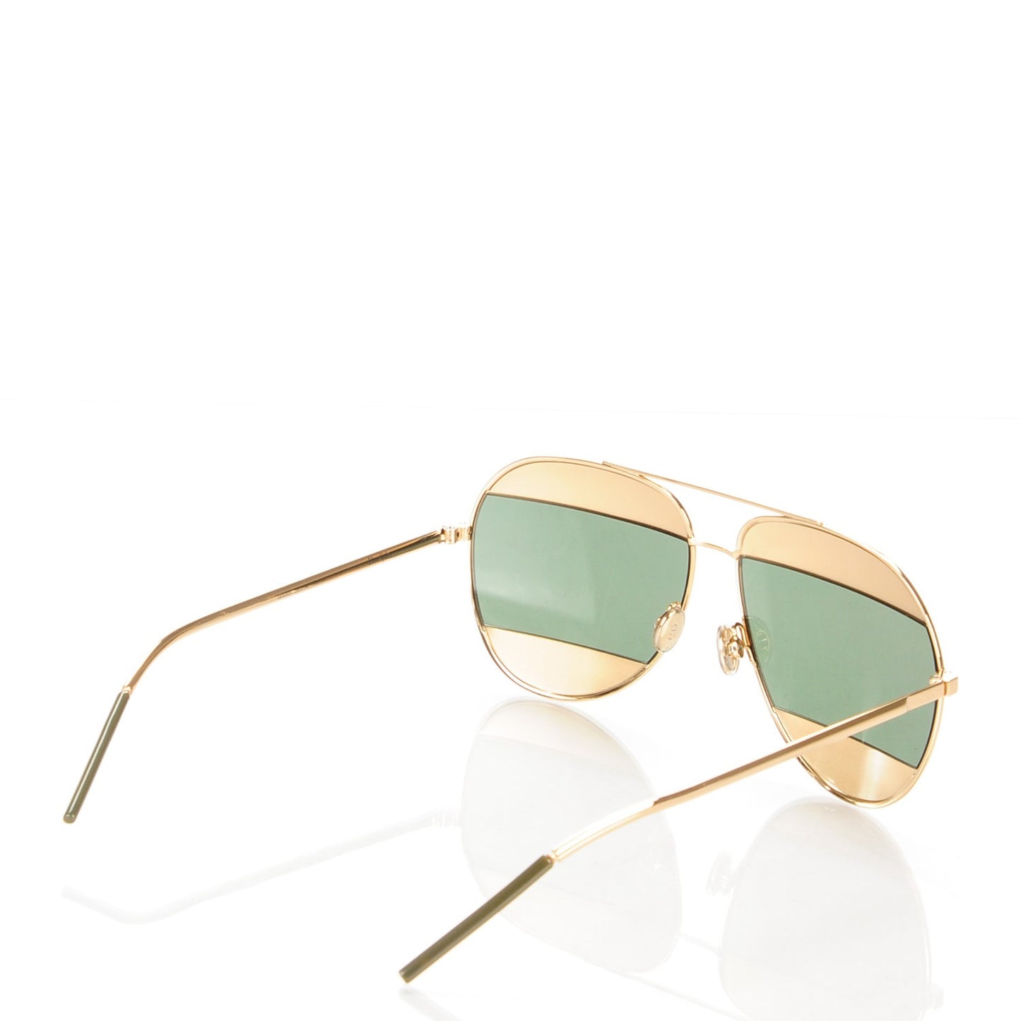 Split 1 Aviator Sunglasses Gold