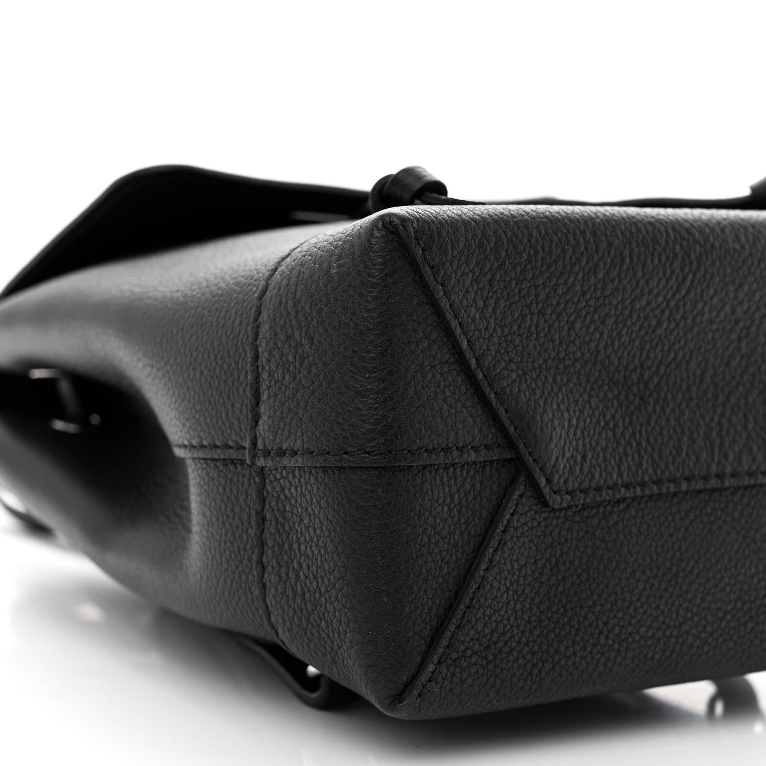 Louis Vuitton Calfskin Lockme Mini Backpack Black 9 of 10