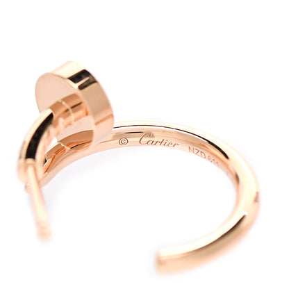 Cartier 18K Pink Gold Juste Un Clou Hoop Earrings 4 of 5