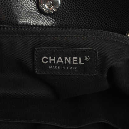 Chanel Soft Caviar Large Timeless CC Shoulder Bag Black 5 of 7
