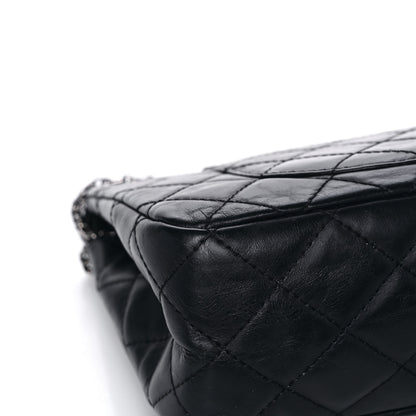 Chanel Aged Calfskin Quilted 2.55 Reissue 227 Flap Navy Blue 11 of 15