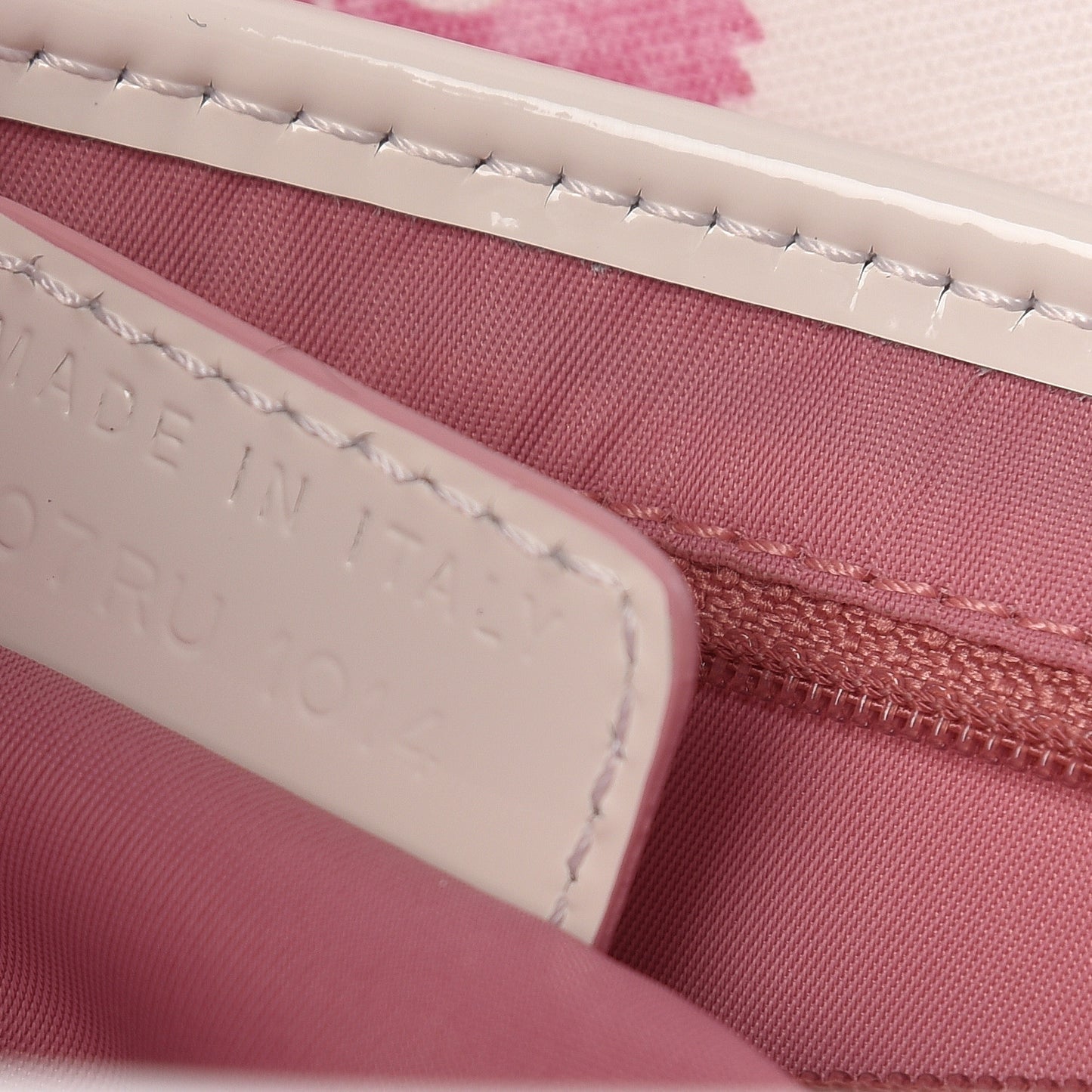 Monogram Floral Saddle Bag Pink