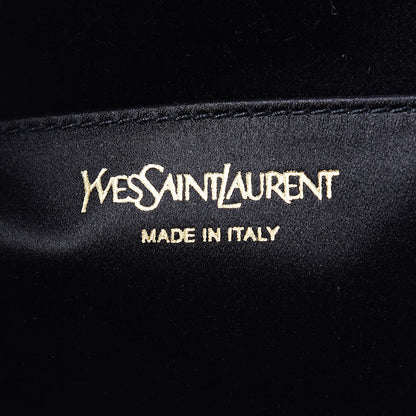 Saint Laurent Goatskin Large Belle De Jour Clutch Black 6 of 9
