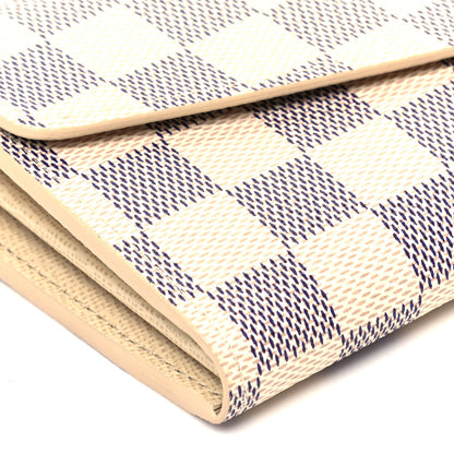 Louis Vuitton Damier Azur Sarah Wallet NM 7 of 8