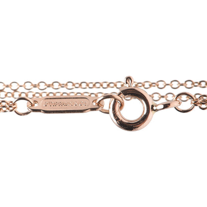 Tiffany 18K Rose Gold Diamond .17ct Solitaire Bracelet 4 of 5