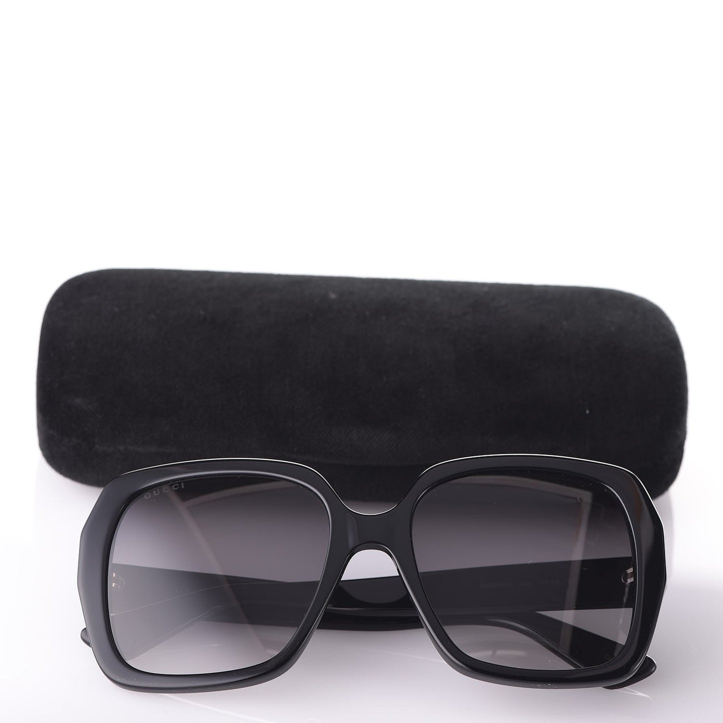 Acetate Square Frame GG0096S Sunglasses Black