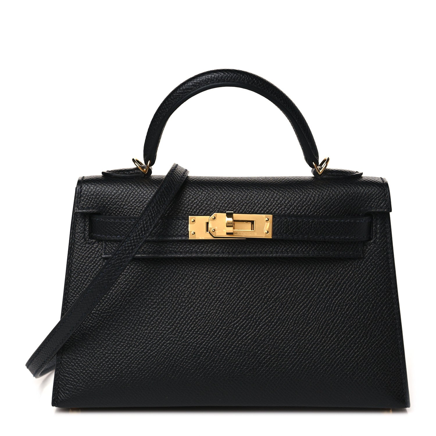 Hermes Epsom Mini Kelly Sellier 20 Black 1 of 10