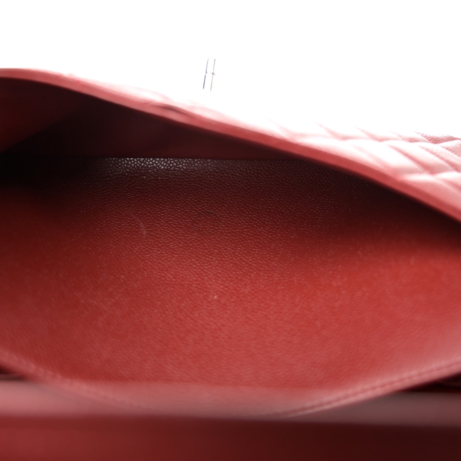 Chanel Caviar Quilted Jumbo Double Flap Dark Red 6 of 16