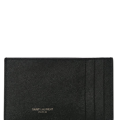 Saint Laurent Grain de Poudre 5 Fragments Card Holder Black 7 of 9