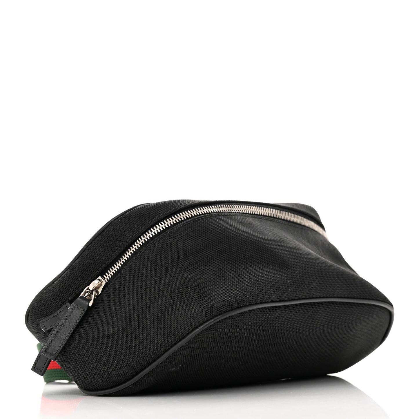 Techno Canvas Web Large Belt Bag Black