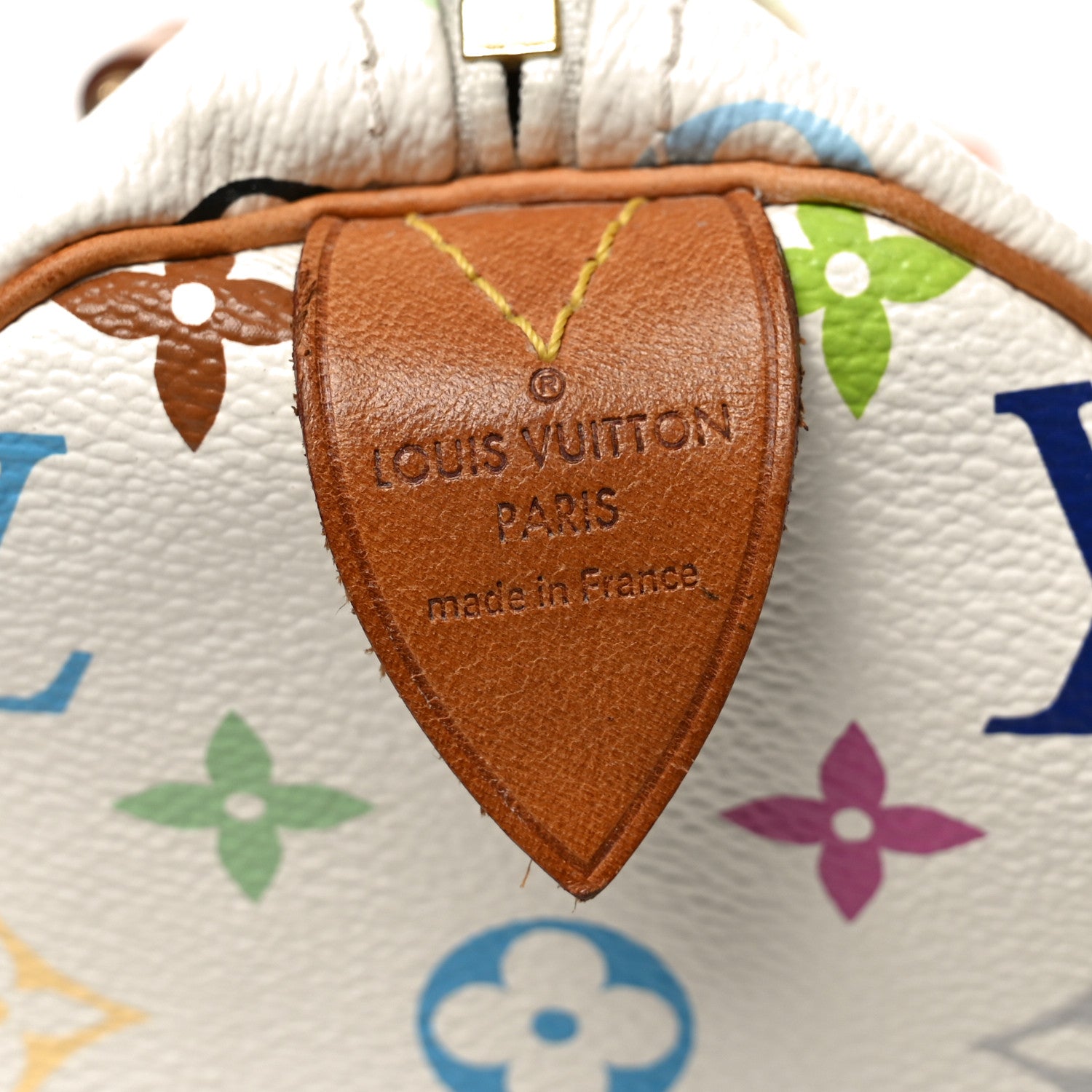 Louis Vuitton Monogram Multicolor Speedy 30 White 6 of 9
