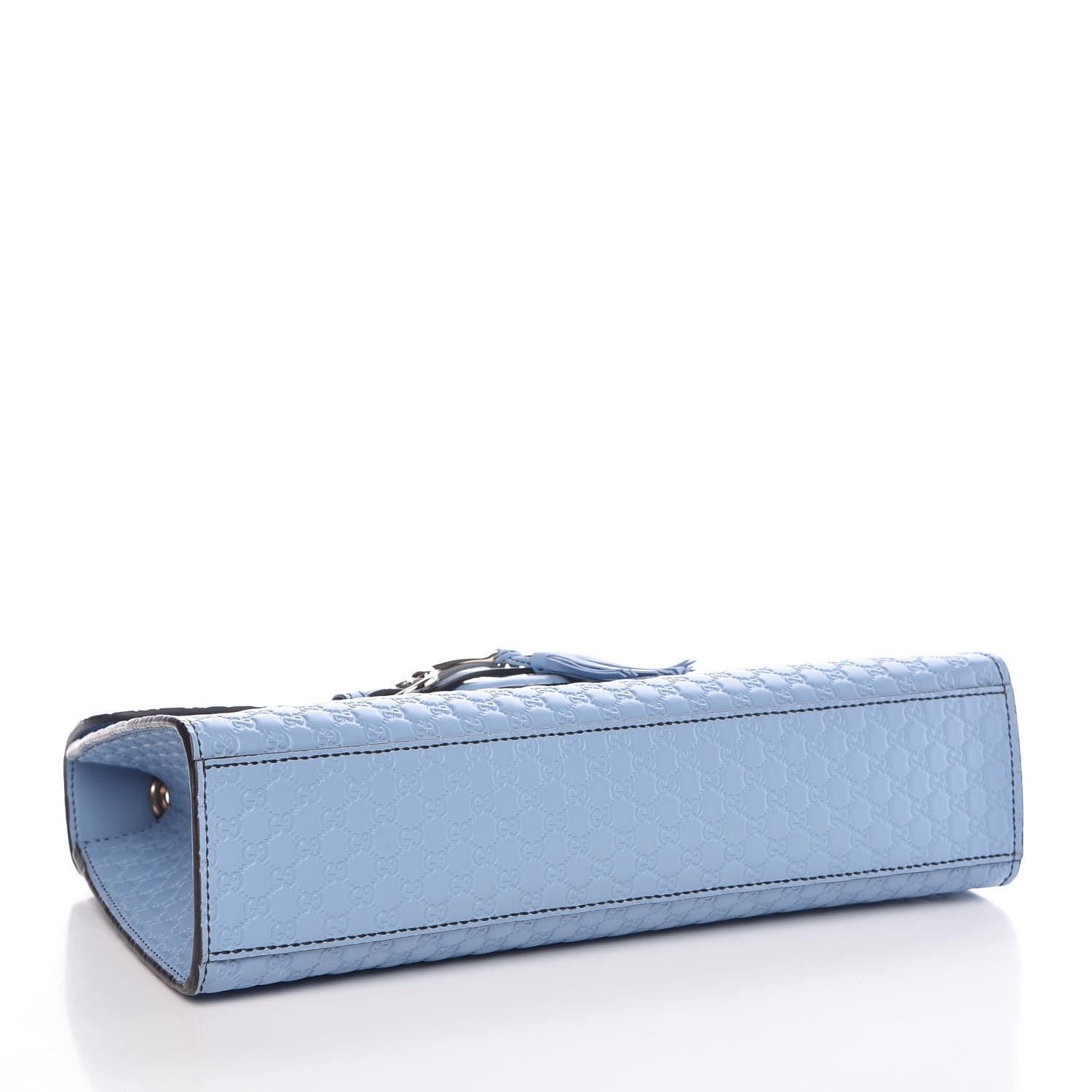 Gucci Microguccissima Medium Emily Chain Shoulder Bag Mineral Blue 4 of 9