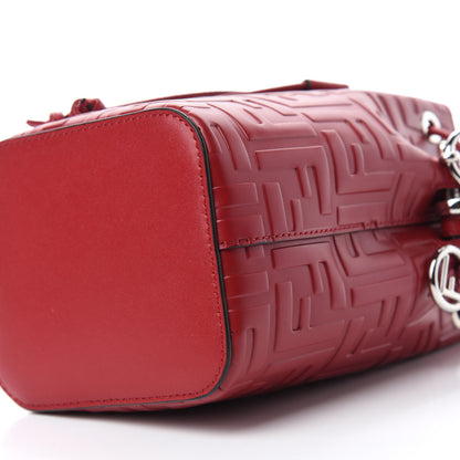 Fendi Vitello Liberty F is Fendi FF 1974 Embossed Mini Mon Tresor Bucket Bag Fragola 7 of 10