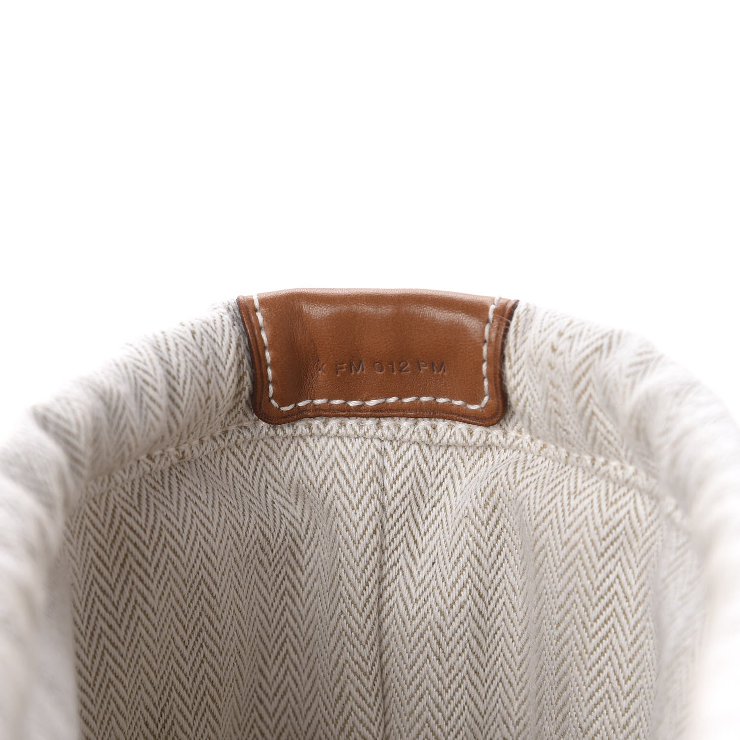 Hermes Canvas Barenia Fourbi 20 PM Pouch Naturel Fauve 9 of 12