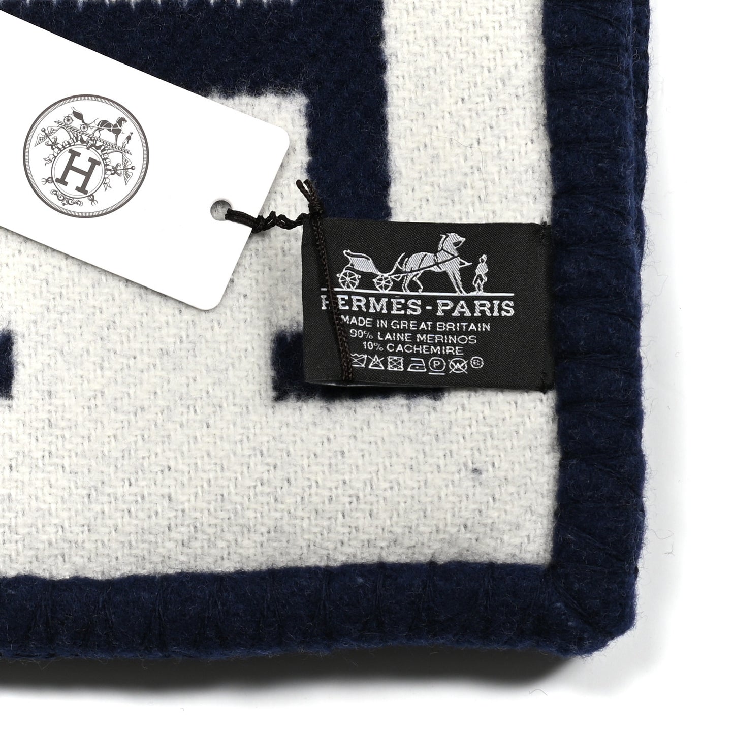 Wool Cashmere Avalon III Blanket Caban Ecru