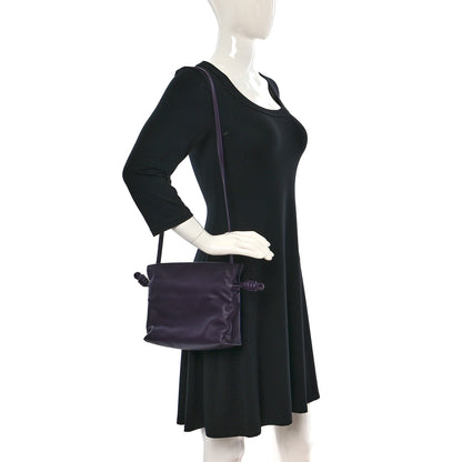 Loewe Calfskin Mini Flamenco Knot Clutch Prune 2 of 8