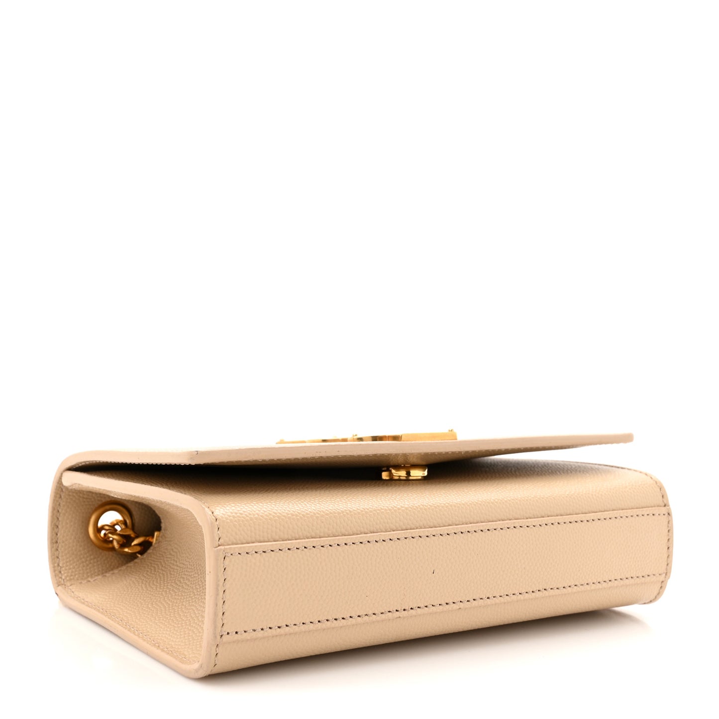 Grain De Poudre Small Monogram Kate Satchel Dark Beige