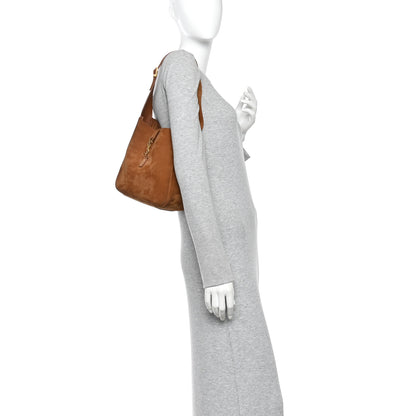Saint Laurent Suede Small Le 5 A 7 Soft Hobo Snuff 2 of 11