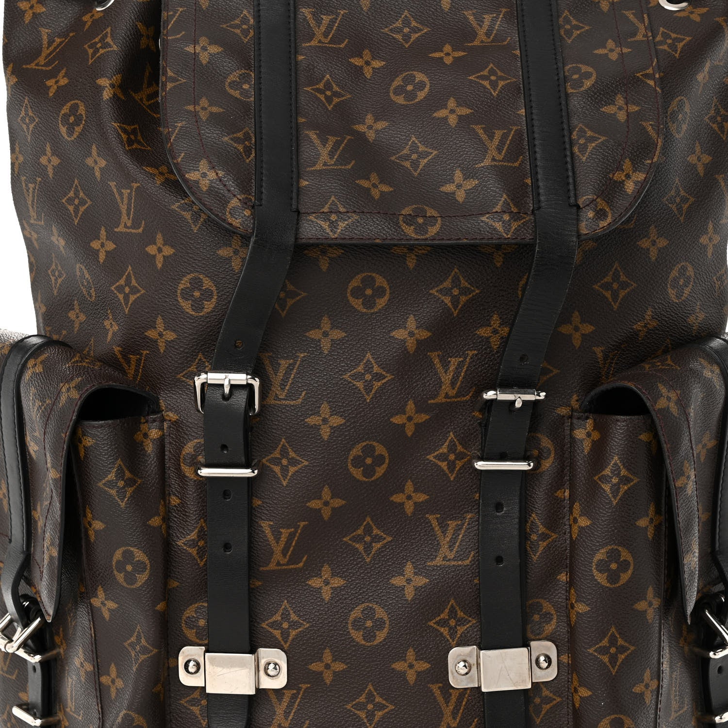 Louis Vuitton Monogram Macassar Christopher Backpack 7 of 13