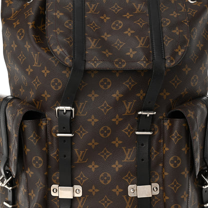 Louis Vuitton Monogram Macassar Christopher Backpack 7 of 13