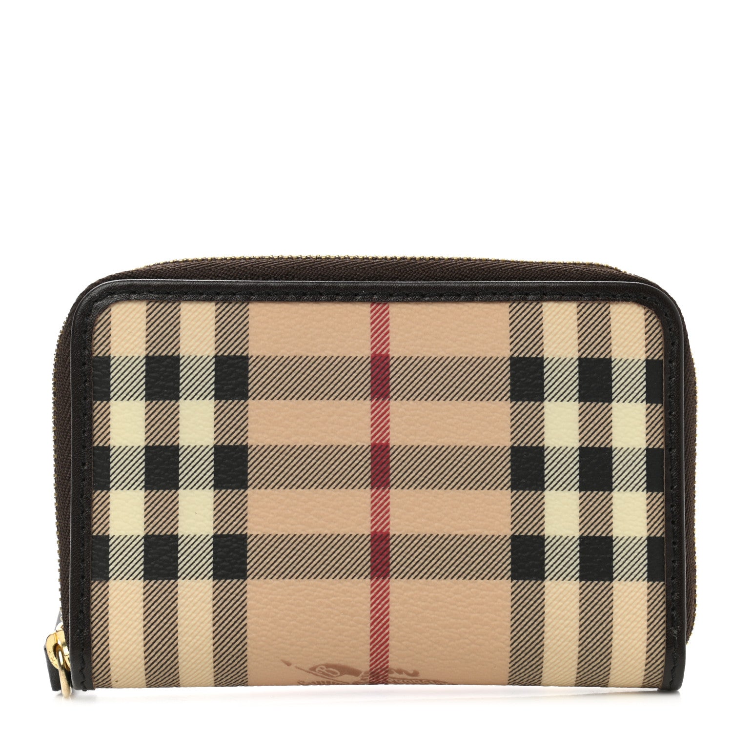 Burberry Haymarket Check Zip Around Wallet 1 of 8