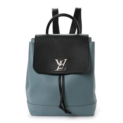 Louis Vuitton Calfskin Lockme Backpack Sky 1 of 10