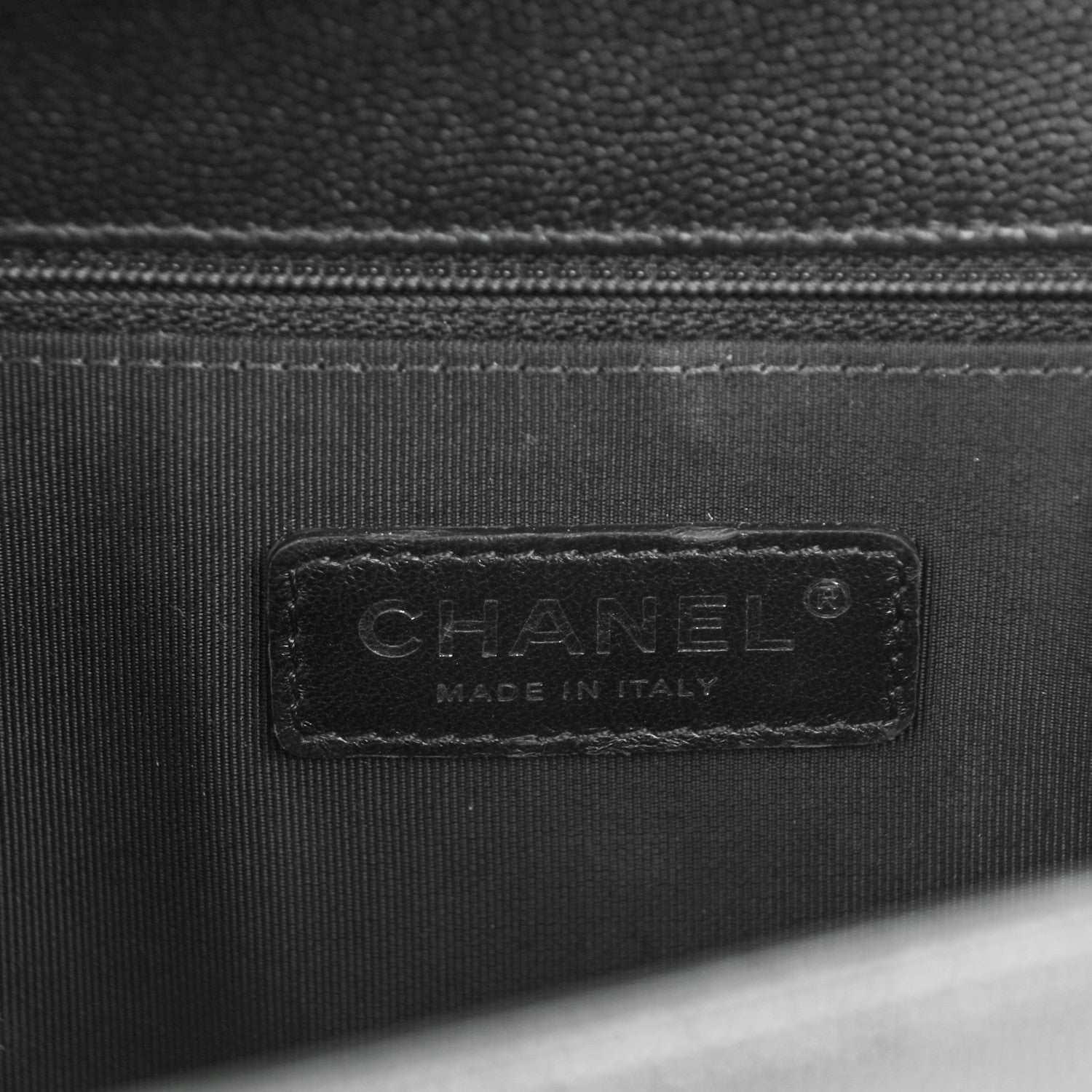 Chanel Caviar Quilted New Medium Boy Flap So Black 7 of 8