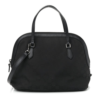 Gucci Nylon Monogram Medium Dome Bag Black 1 of 11