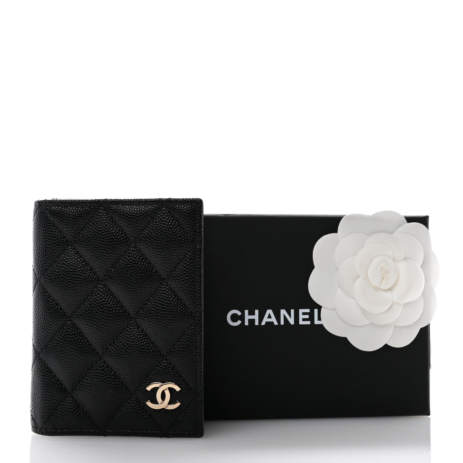 Chanel Caviar Quilted Card Holder Wallet Black 9 of 9