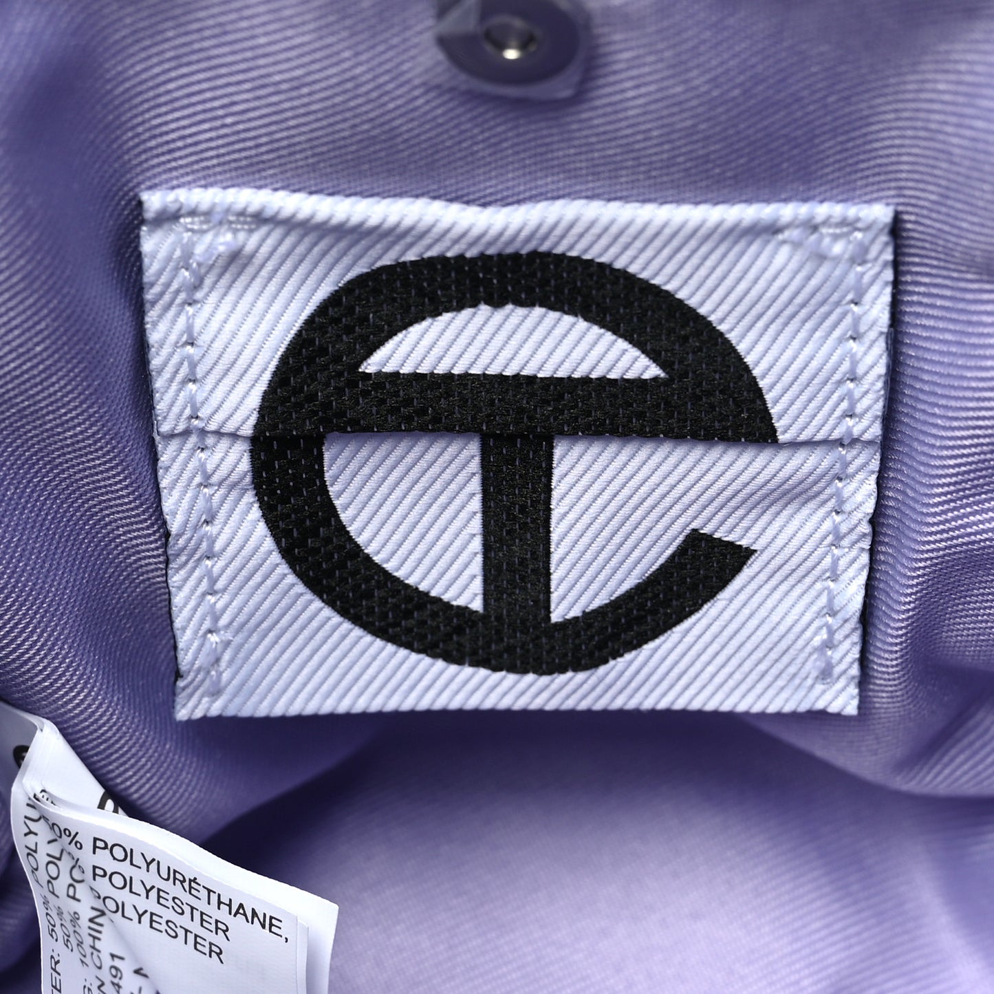 Vegan Leather Small Shopping Bag Lavender