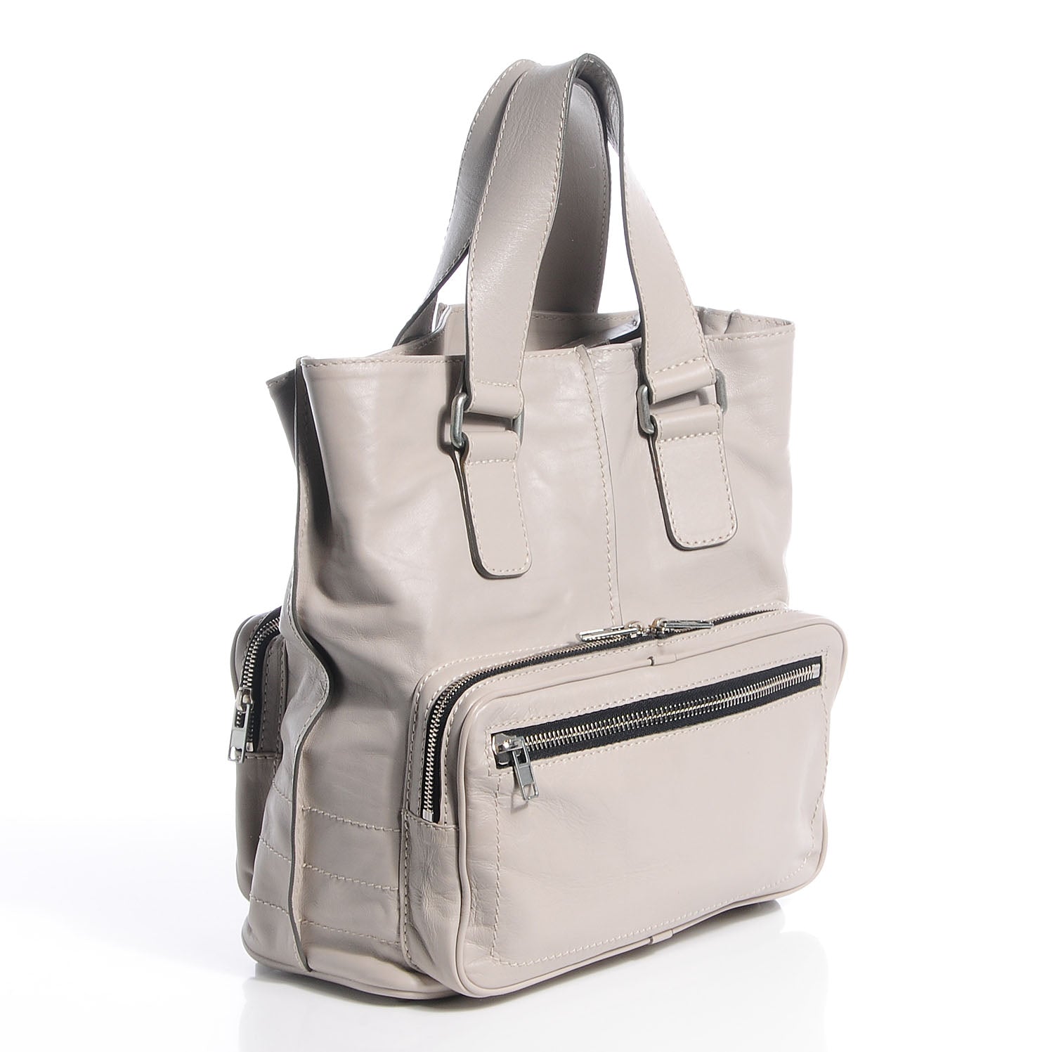 Chloe Goatskin Large Betty Tote Grey 3 of 10
