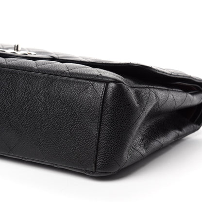 Chanel Caviar Quilted Maxi Double Flap Black 8 of 13