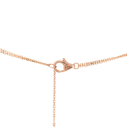 Cartier 18K Pink Yellow White Gold Trinity Double Chain Pendant Necklace 4 of 5