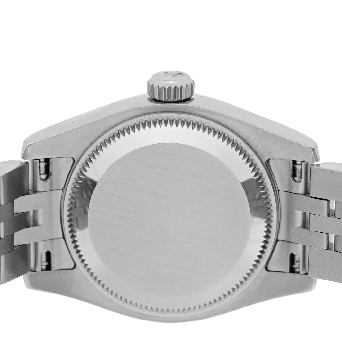 Stainless Steel 18K White Gold Diamond 26mm Oyster Perpetual Datejust Watch Black 179174