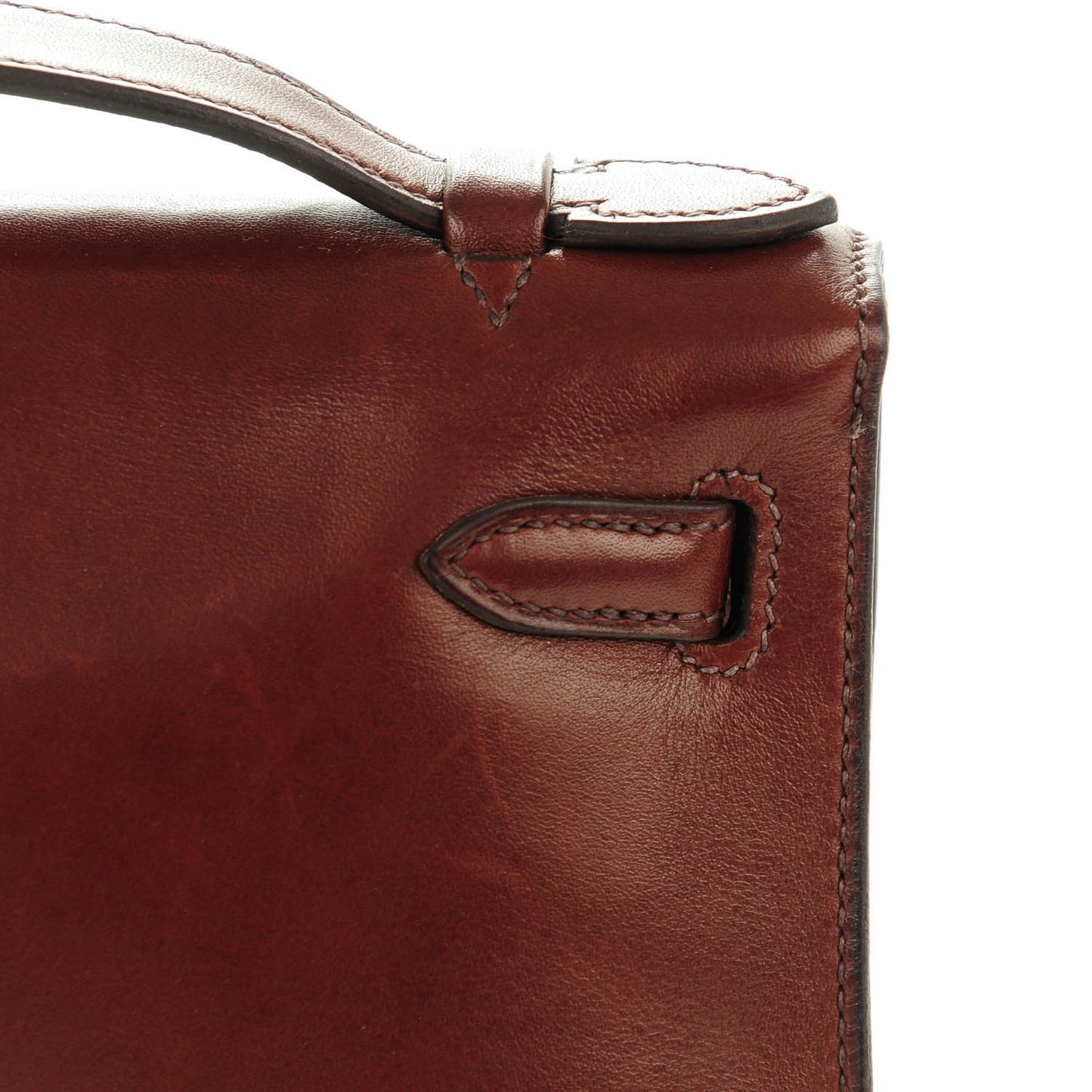Evercalf Kelly Pochette Clutch Havane