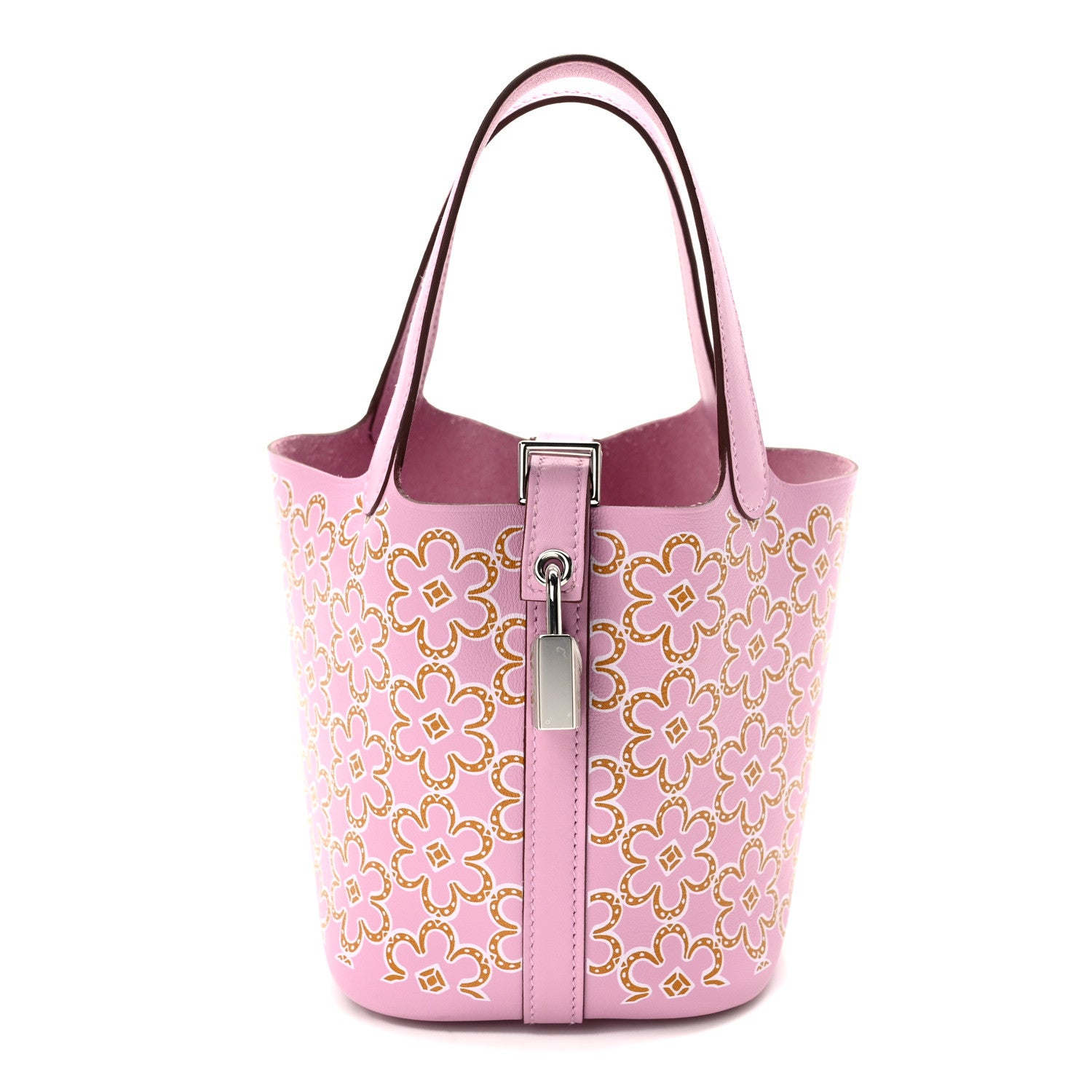 Hermes Swift Micro Lucky Daisy Picotin Lock Mauve Sylvestre 1 of 9